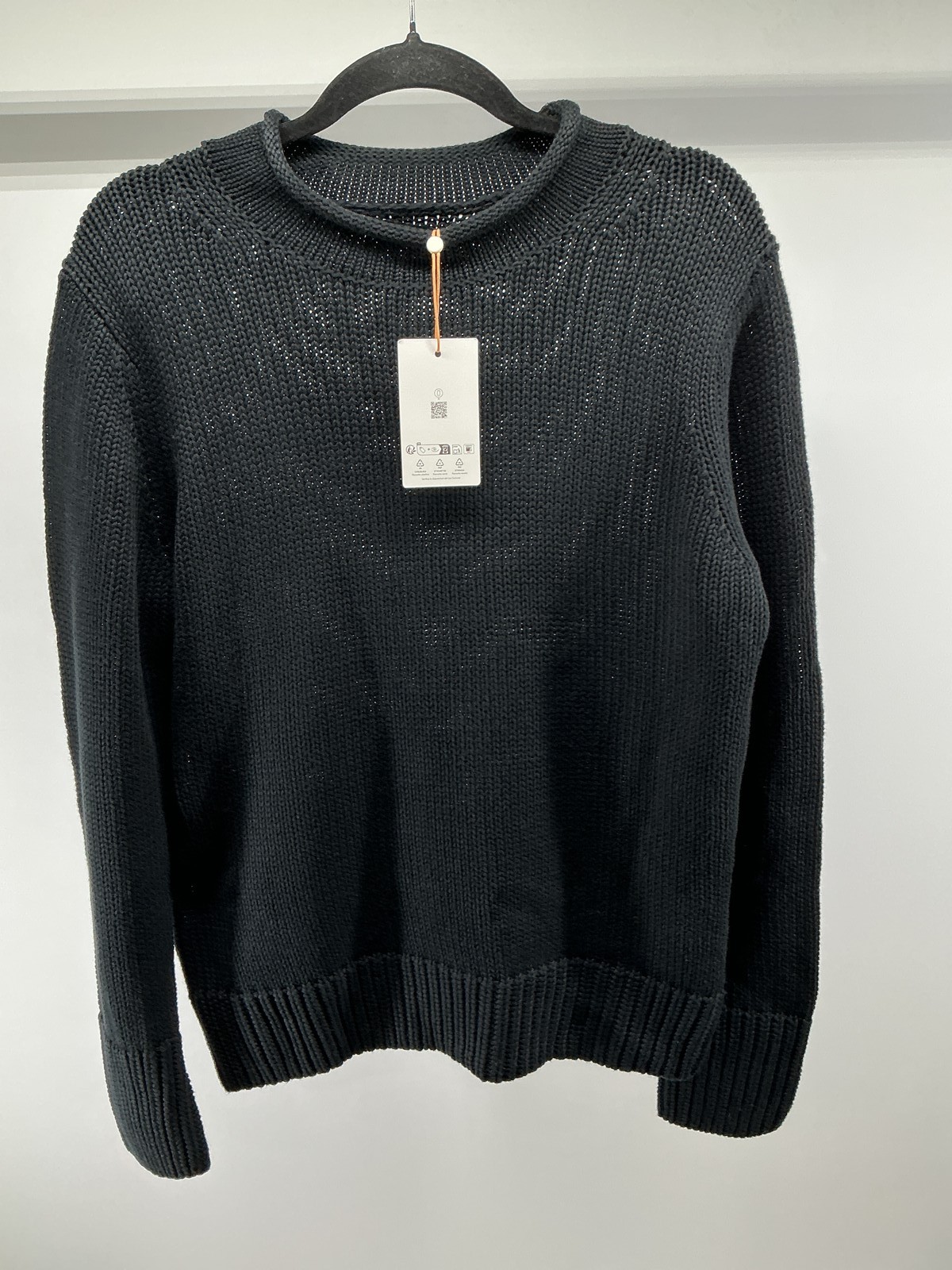Quince Womens 100% Organic Cotton Roll Neck Sweater