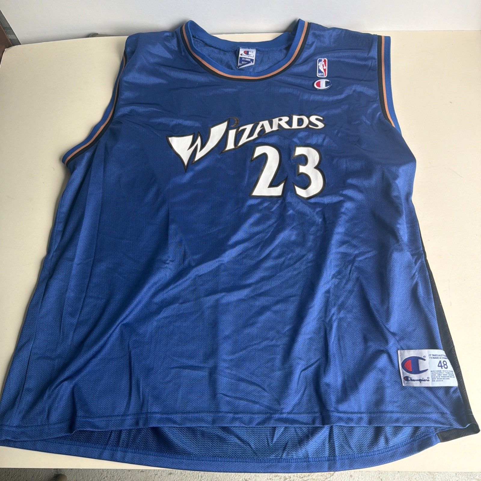 Vintage Michael Jordan Wizards Champion Jersey MWT NEW Mens 48 XL Vintage Michael Jordan Wizards Champion Jersey MWT NEW Mens 48 XL