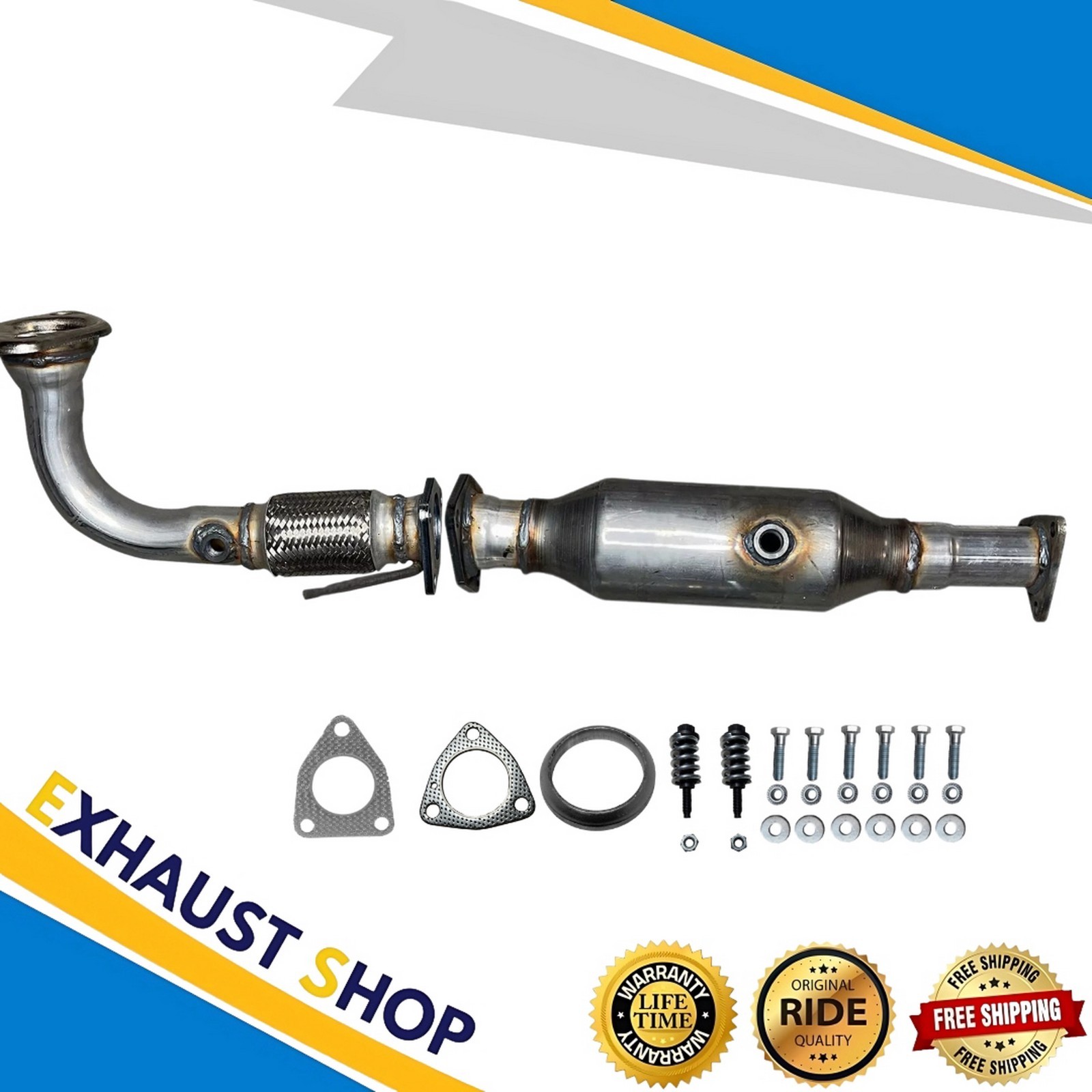 FITS:2004-2008 Acura TSX Front Flex Pipe & Catalytic Converter 2.4L FAST SHIP