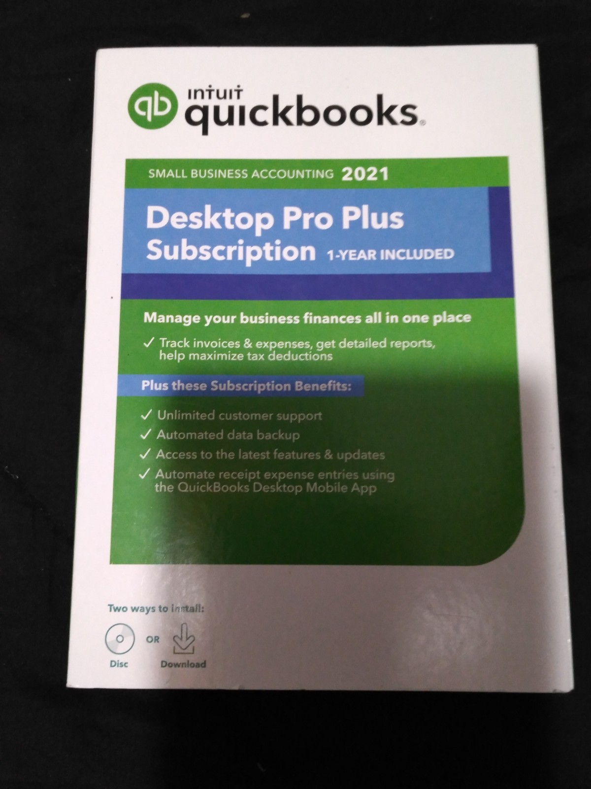 Intuit QuickBooks Pro 2021 Windows 11 & 10 NO SUBSCRIPTION