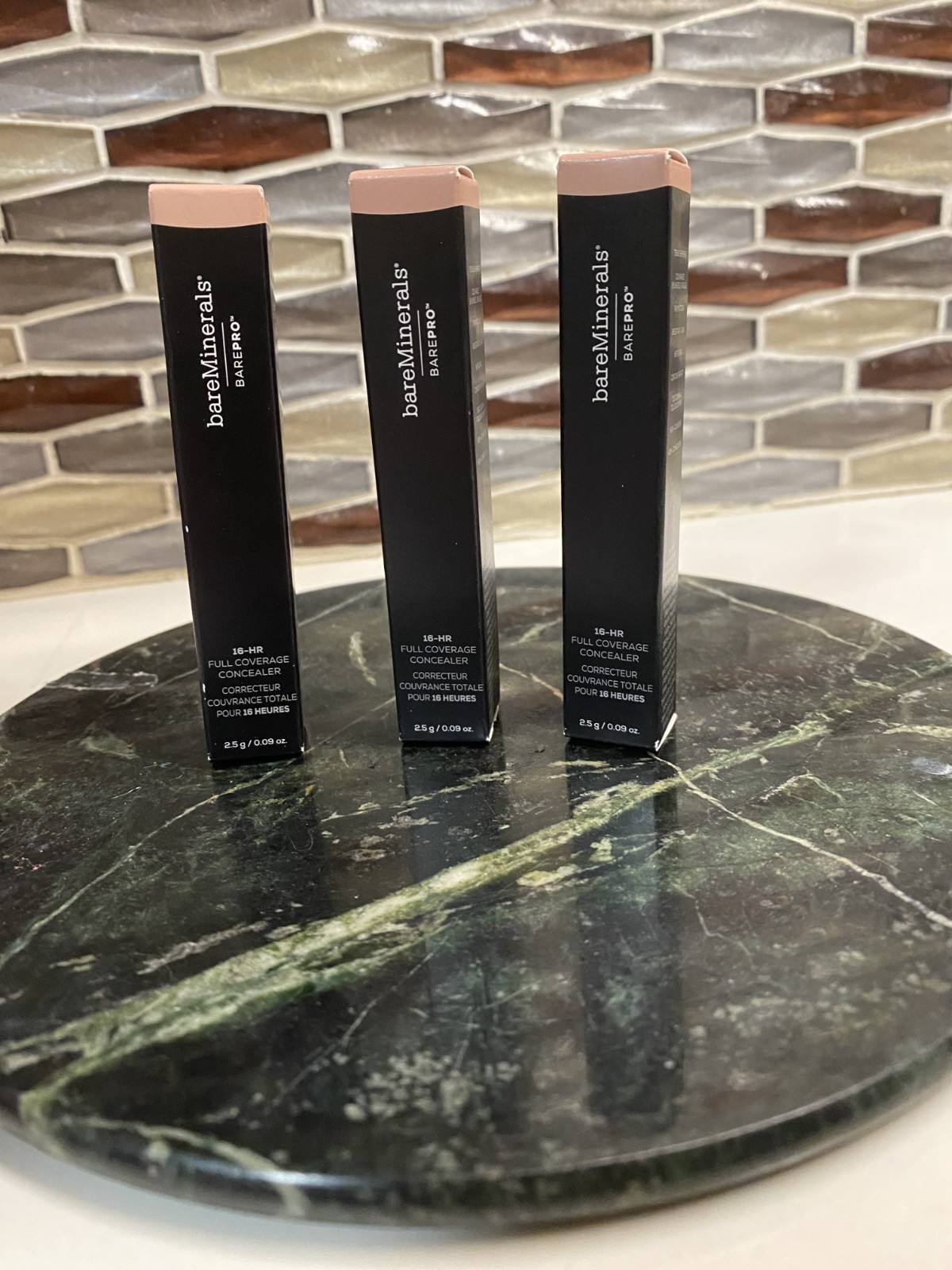 3 Pack BareMinerals BarePRO 16 HR Full Coverage Concealer Medium Neutral NEW