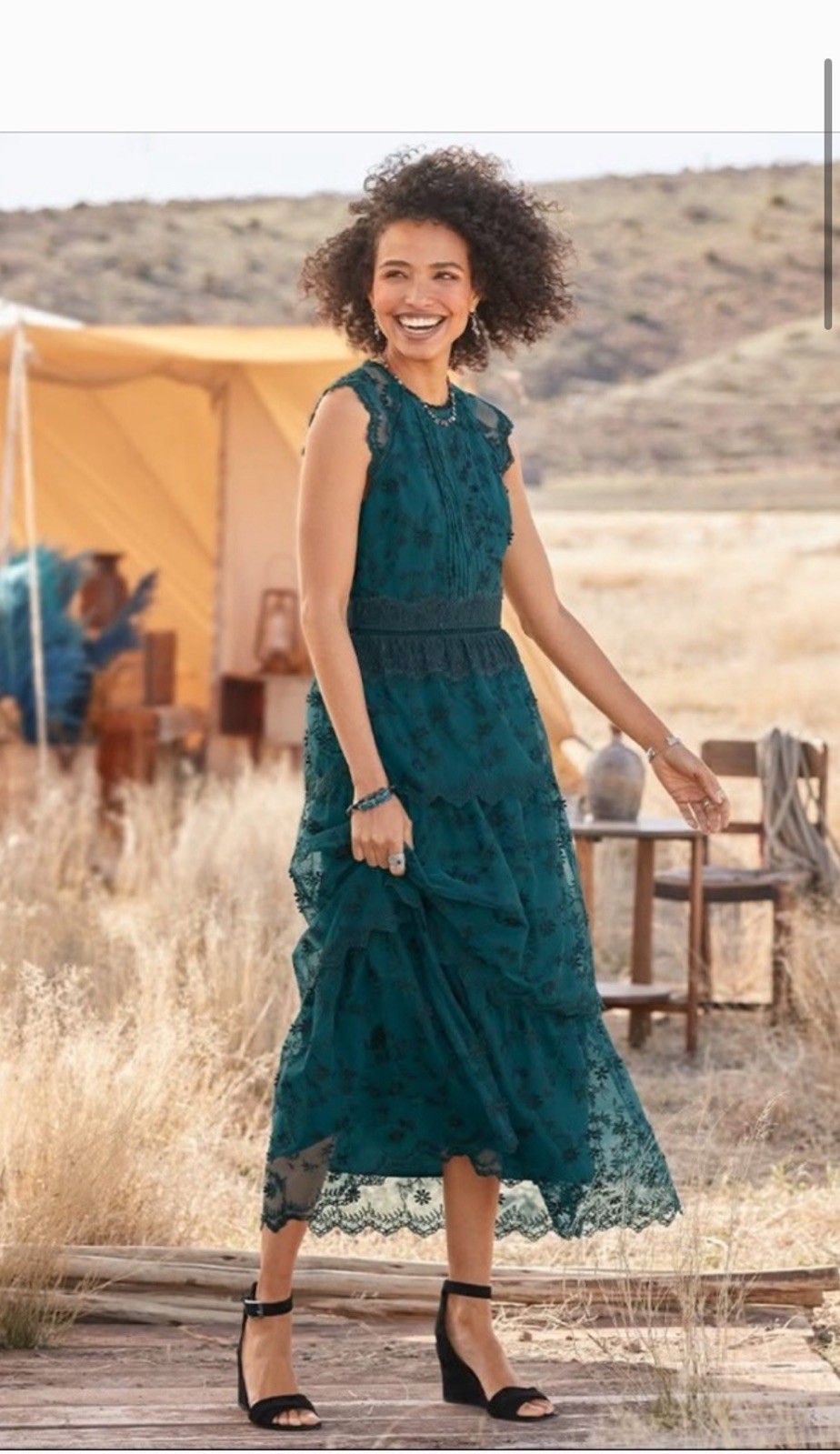 NWT Sundance Catalog Long Sleeveless Green Pacific “Rielle Dress” Size L $228 NWT Sundance Catalog Long Sleeveless Green Pacific “Rielle Dress” Size L $228