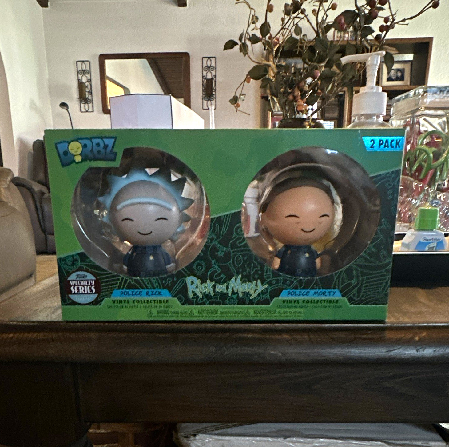 Funko Dorbz Rick and Morty Specialty Series Police Rick & Morty 2-Pack