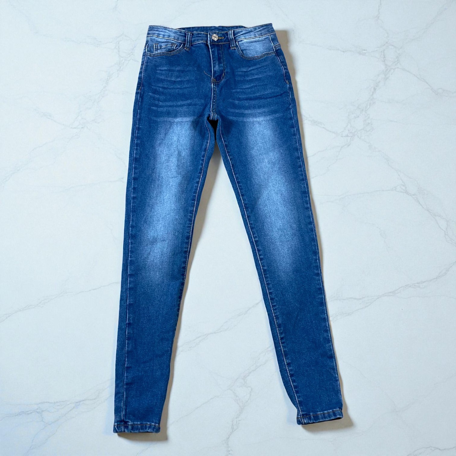 SHEIN Women’s Denim Skinny Jeans Size Small (4) Dark Wash Stretch Mid Rise SHEIN Women’s Denim Skinny Jeans Size Small (4) Dark Wash Stretch Mid Rise