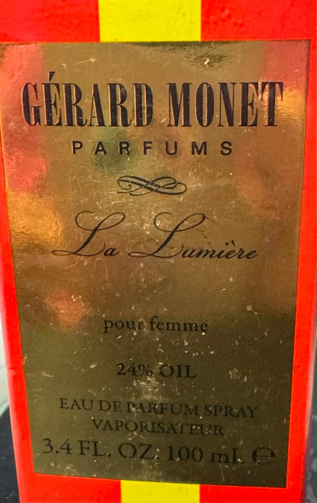 DISCONTINUED New Gerard Monet LA LUMIERE Women’s Eau De Parfum 3.4 Oz NEW SEALED DISCONTINUED New Gerard Monet LA LUMIERE Women’s Eau De Parfum 3.4 Oz NEW SEALED
