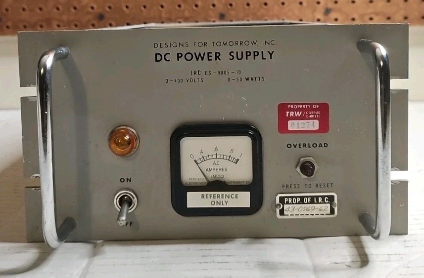 IRC ES-9005-10 Variable DC Power Supply 3-400V 50W | Tested | Ohmite 111-5