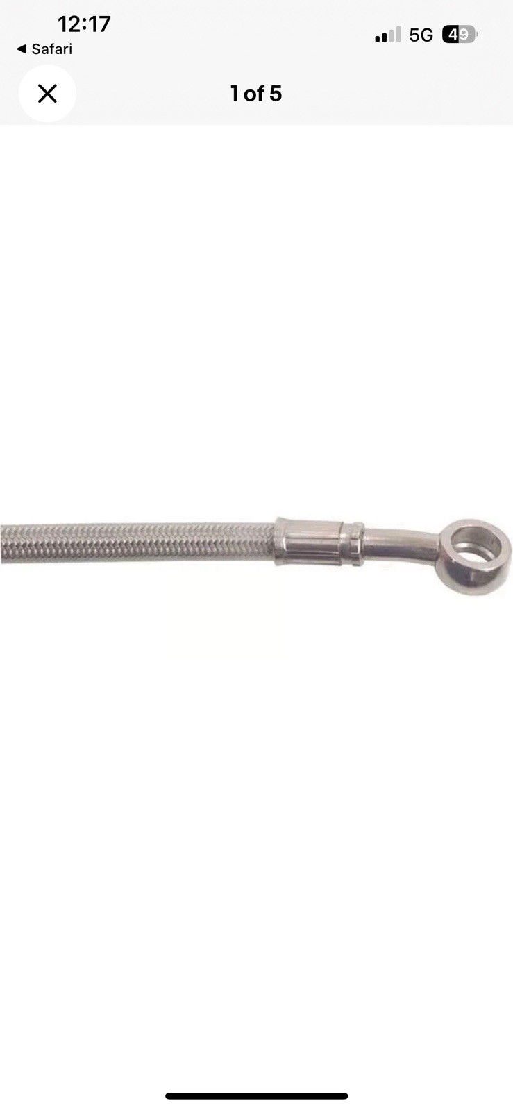 Galfer Steel Brake Line Front Honda CRF • #17-9714 *FREE SHIPPING USA SELLER*