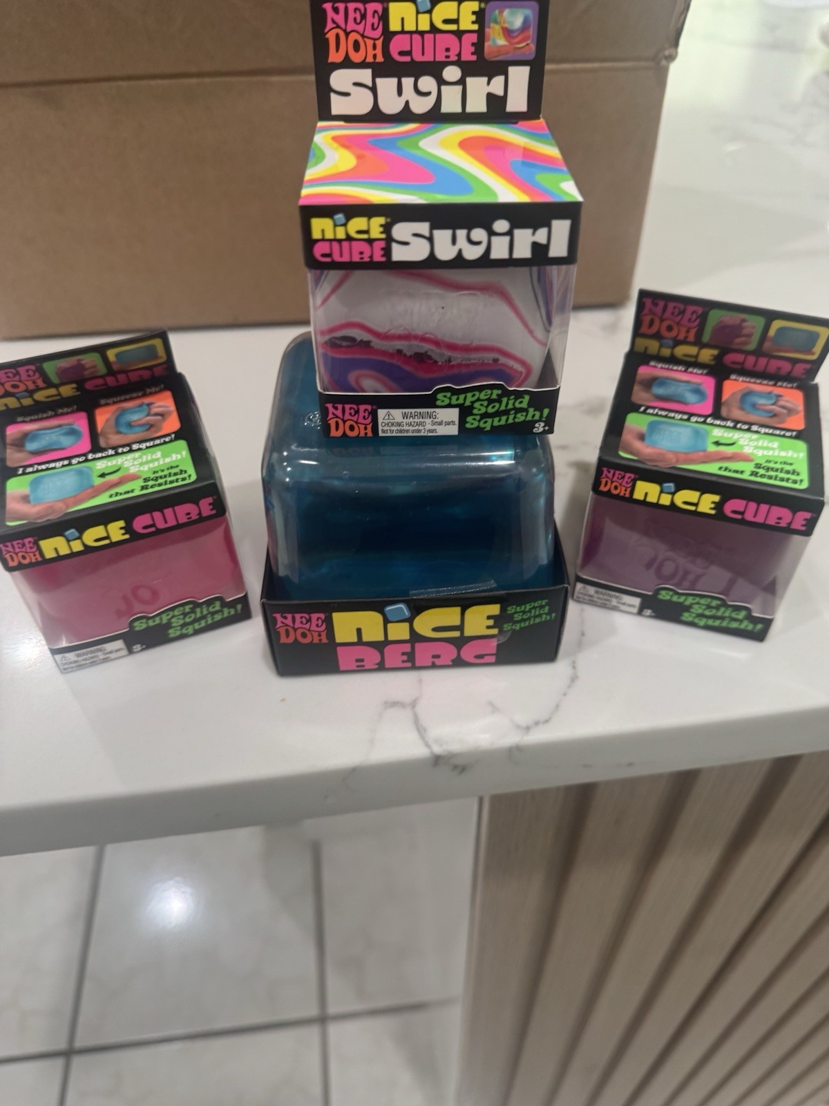 New AUTHENTIC Schylling Nice Berg + Cube Swirl + Nice cubes Lot New AUTHENTIC Schylling Nice Berg + Cube Swirl + Nice cubes Lot
