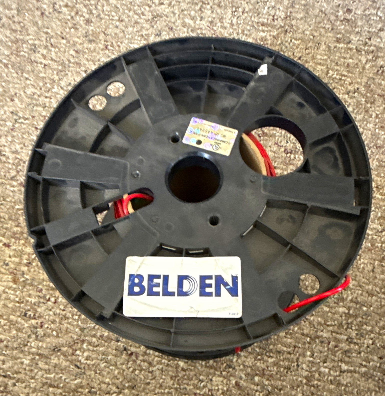 Belden 88723-002 Red 22 AWG 2 Pair Shielded FEP Plenum Cable Sold Per Foot