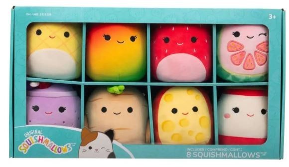 Squishmallows Mini 5”, 8-Pack Plush Set Gift Box Food Squad Characters BRAND NEW Squishmallows Mini 5”, 8-Pack Plush Set Gift Box Food Squad Characters BRAND NEW