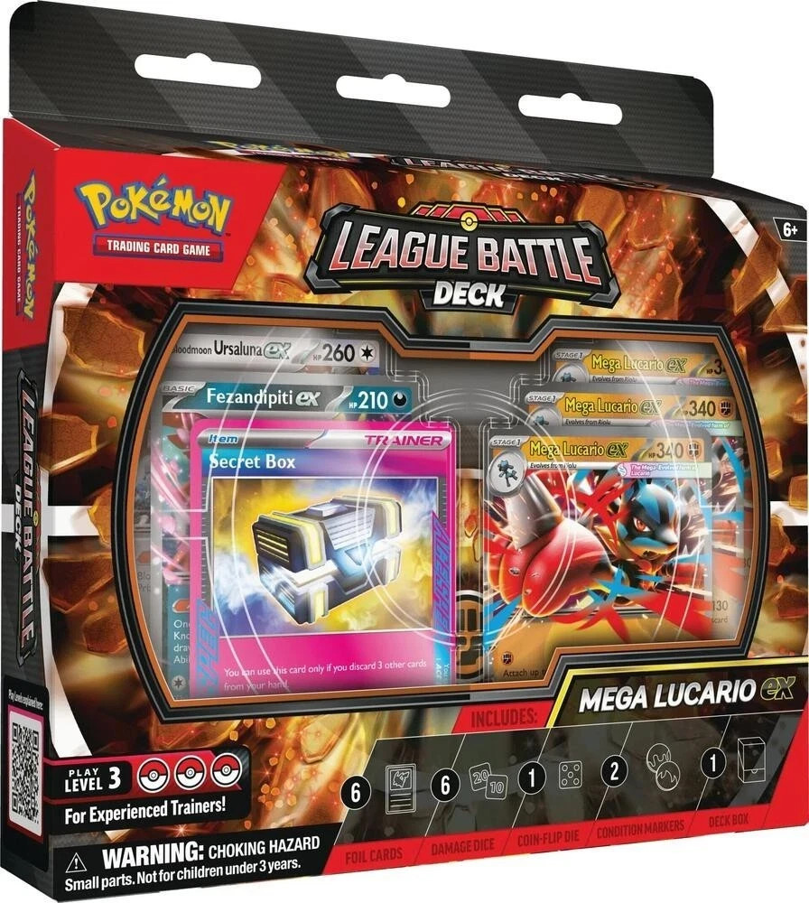 Pokemon Mega Lucario ex League Battle Deck Sealed