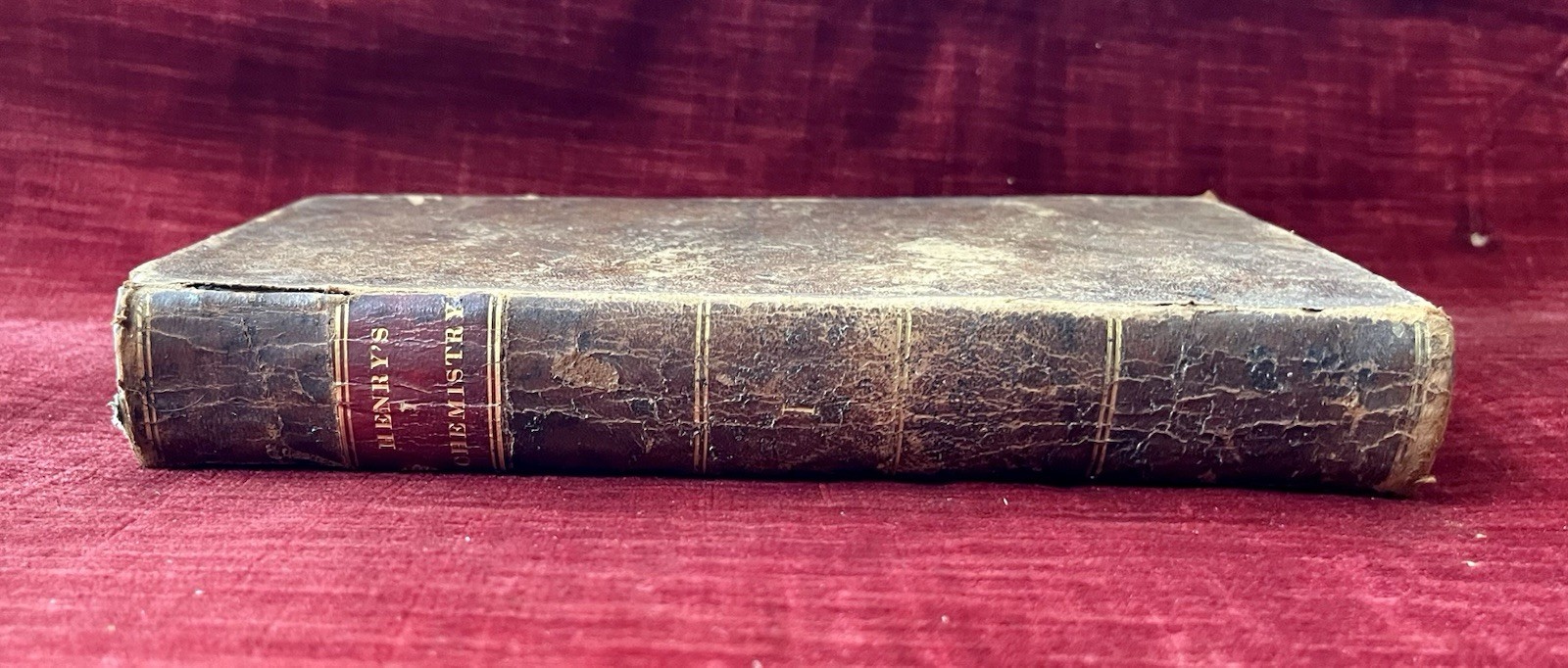 Antique 1814 Book Elements of Experimental Chemistry William Henry Vol 1 Illus