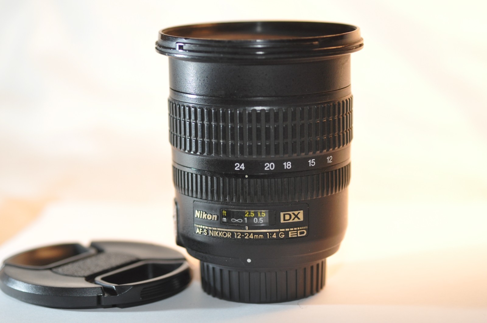 Nikon DX AF-S Nikkor 12-24mm f/4 G ED FX lens READ for D500 D90 D7200 D7500 ZFc