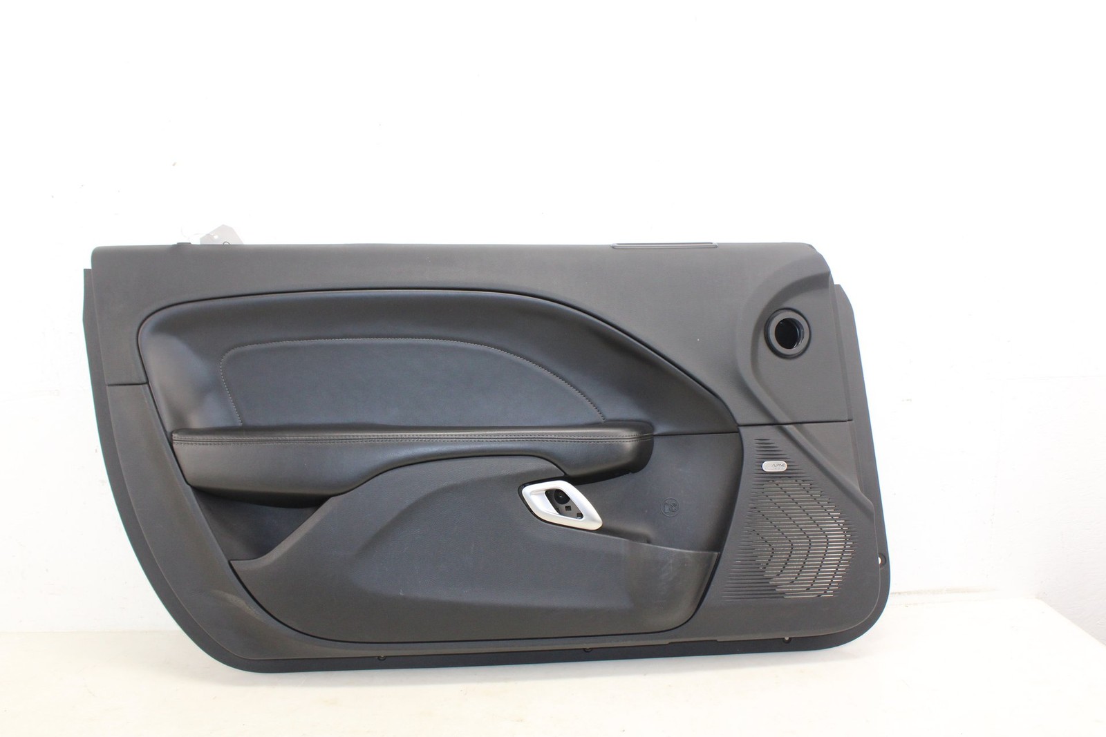 2015-2019 Dodge Challenger Black Leather Left Door Panel OEM SP83