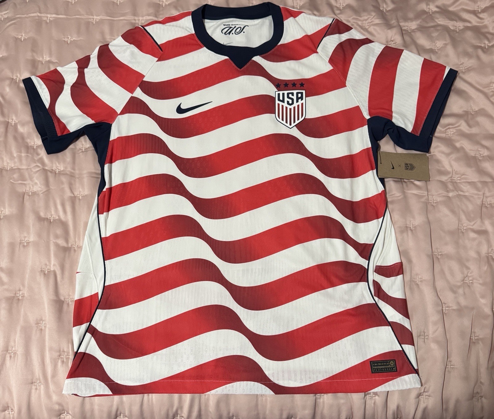 Authentic USMNT USA Nike Aerofit 2026 World Cup Match Jersey MSRP $180 Authentic USMNT USA Nike Aerofit 2026 World Cup Match Jersey MSRP $180