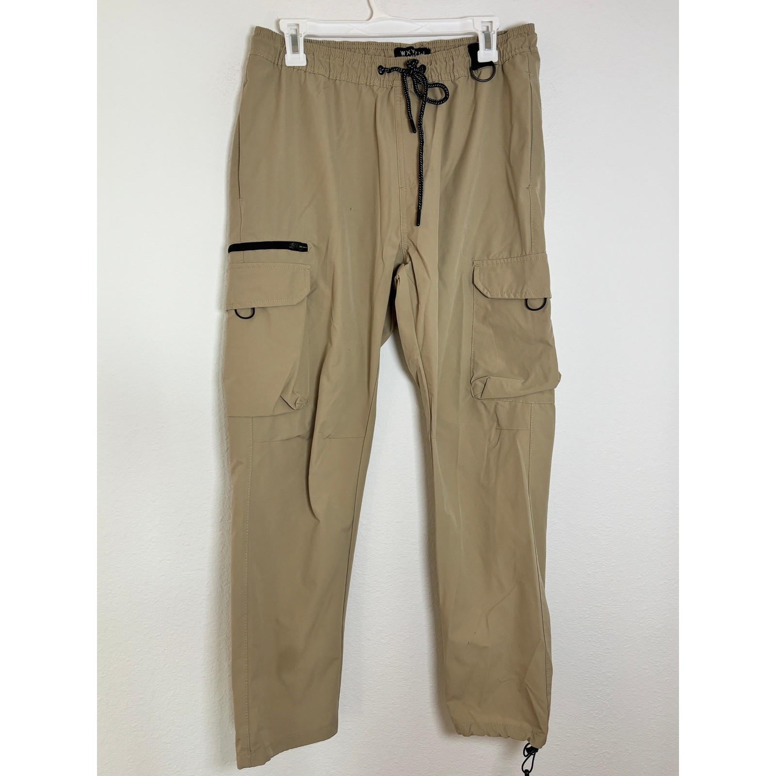 WXYZ Los Angeles Mens XL Khaki Tan Cargo Jogger Pants Tactical Streetwear WXYZ Los Angeles Mens XL Khaki Tan Cargo Jogger Pants Tactical Streetwear