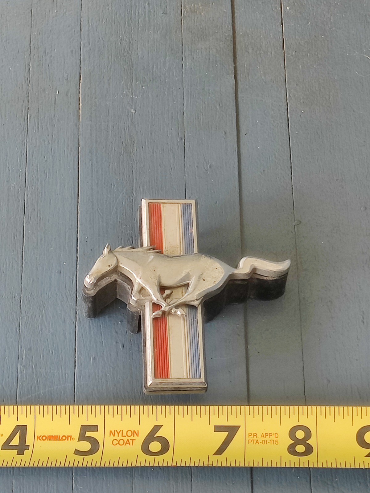 Vintage 1971-73 Mustang MACH 1 Grille Emblem Badge W/Spacer D1ZB-8B369-AA NOS Vintage 1971-73 Mustang MACH 1 Grille Emblem Badge W/Spacer D1ZB-8B369-AA NOS
