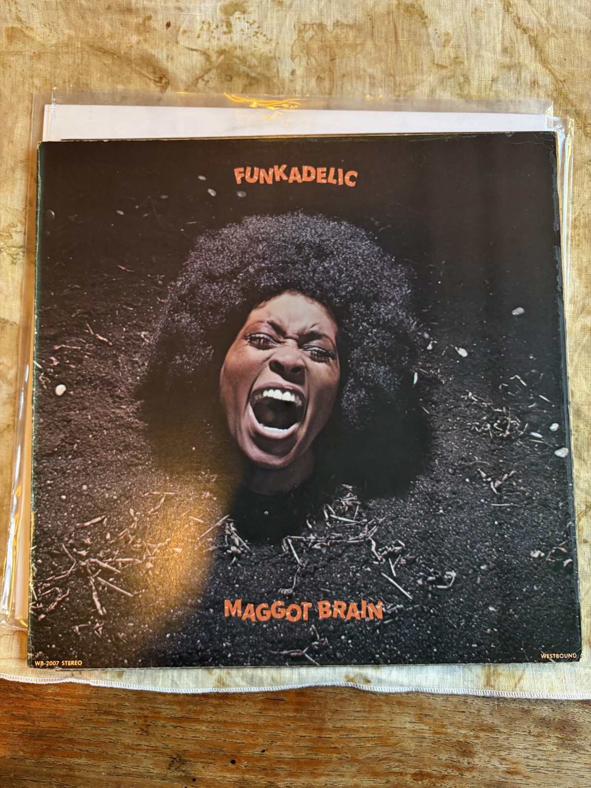 Funkadelic Maggot Brain OG Unipak Vinyl LP 1971 Parliament RARE VG++/VG+ Pitman