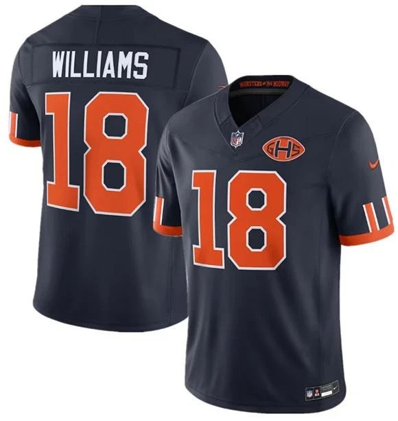Caleb Williams Chicago Bears Rivalries Jersey Premium Embroidered Stitched