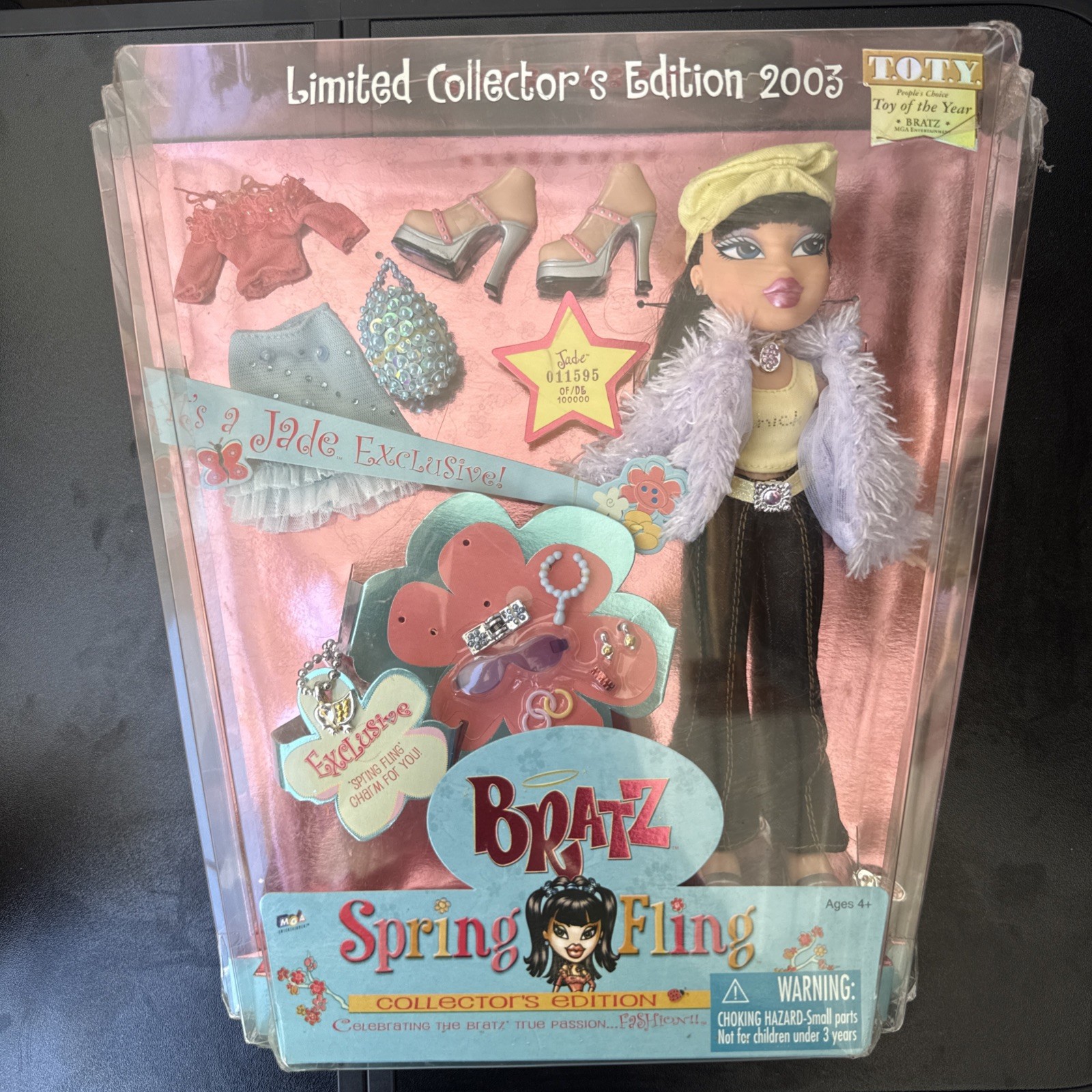 BRATZ MGA 2003 SPRING FLING JADE LIMITED COLLECTOR'S EDITION 11595 OF 100,000
