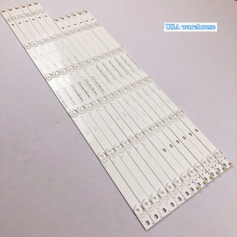 12PCS/Set NEW LED Backlight Strips for Hitachi LB55061 LE55A6R9 LE55A6R9A