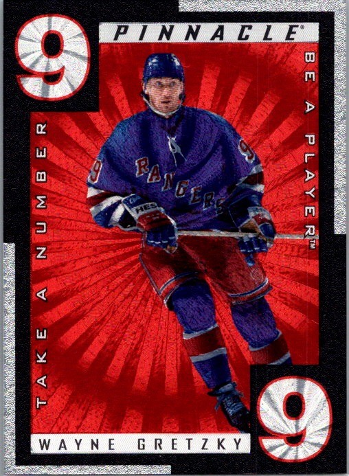 Wayne Gretzky 1997-98 Pinnacle Be a Player Take a Number New York Rangers