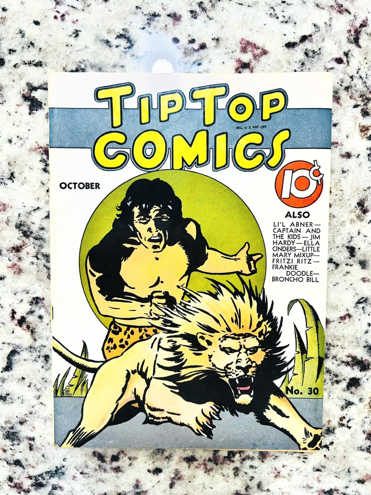 TIP TOP COMICS #30 1938 Tarzan HIGH GRADE TIP TOP COMICS #30 1938 Tarzan HIGH GRADE