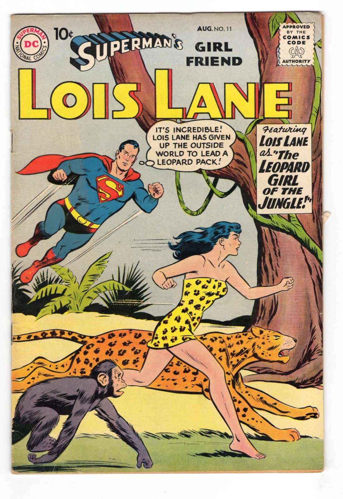 Superman\'s Girlfriend Lois Lane 12 1959 DC Comics VG 4.0 Aquaman Lana Lang