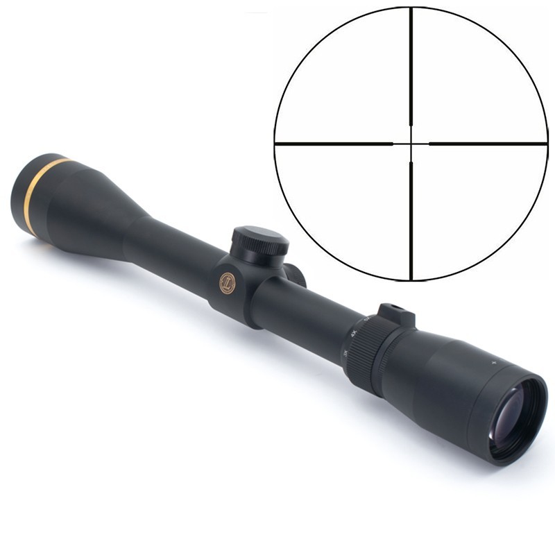 VX-2 VX-3 Series Duplex Riflescope w/ Wide Filed of View - Matte Black, Lp Clone
