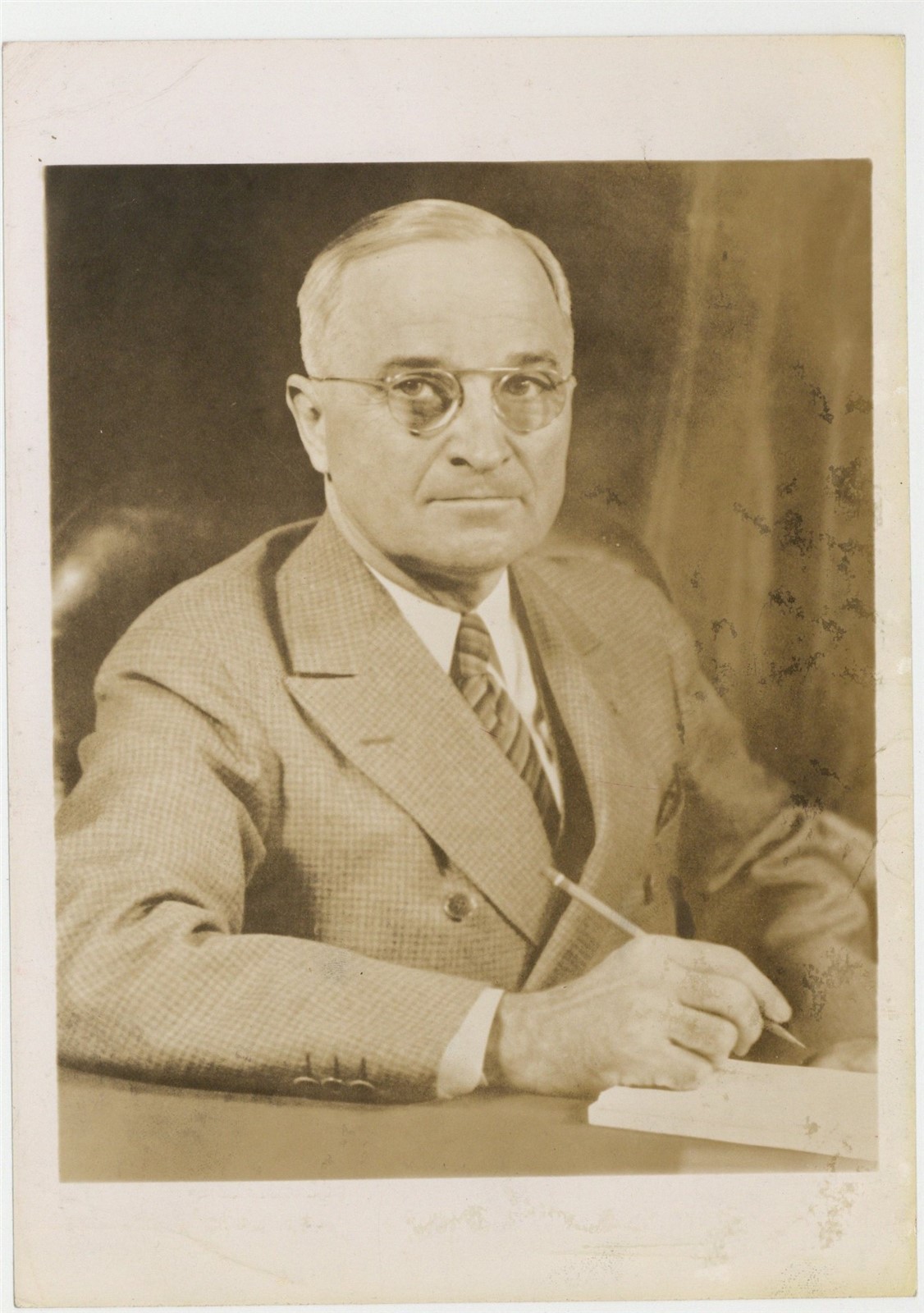 President Harry Truman 1945 This Man Frank McNaughton Hehmeyer Book Photo J15733