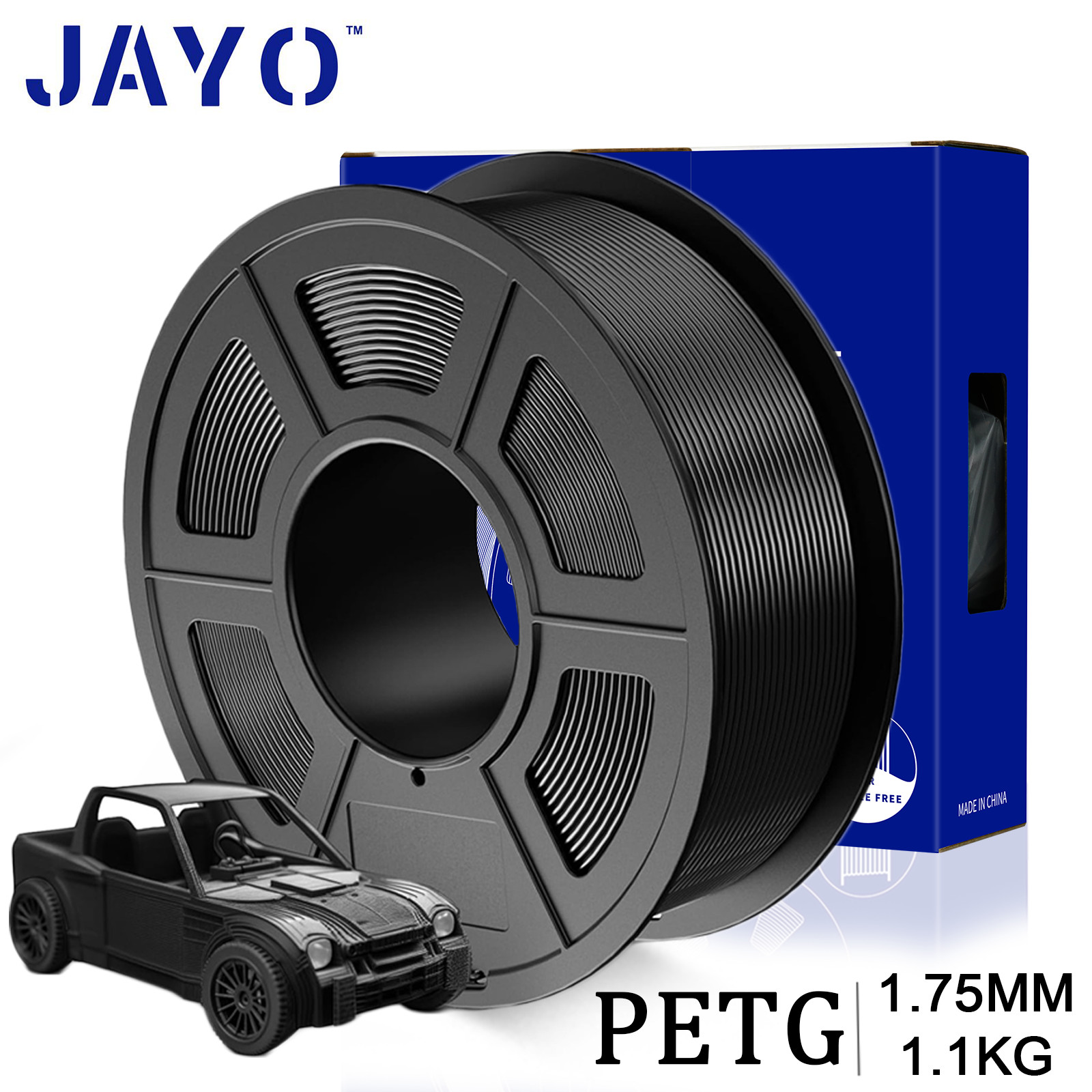 JAYO 10KG/20KG PLA PETG PLA Matt SILK ABS 3D Printer Filament 1.75mm 1.1KG/SET