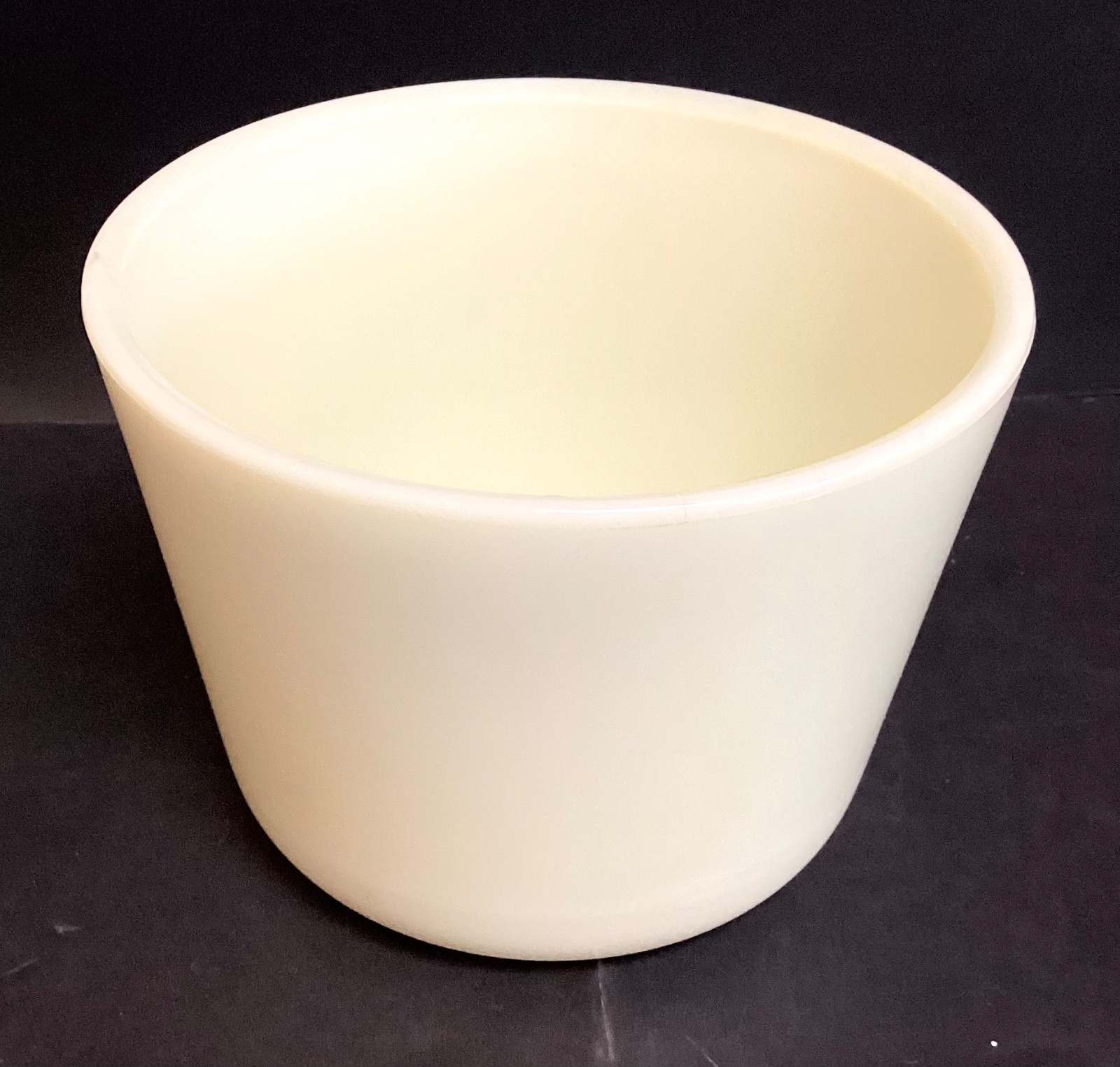 Vintage McKee Seville Yellow Uranium Glass Bowl/container Vintage McKee Seville Yellow Uranium Glass Bowl/container