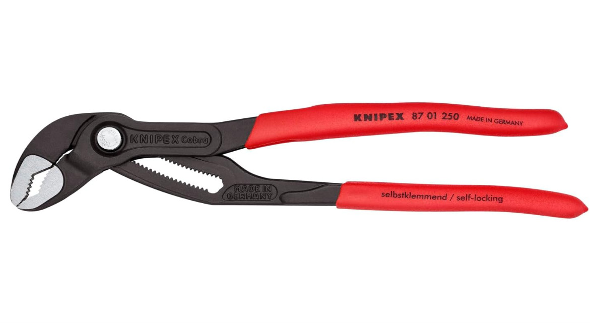 KNIPEX 87 01 250, 10 in. Cobra® Water Pump Pliers, Capacity 2 in KNIPEX 87 01 250, 10 in. Cobra® Water Pump Pliers, Capacity 2 in