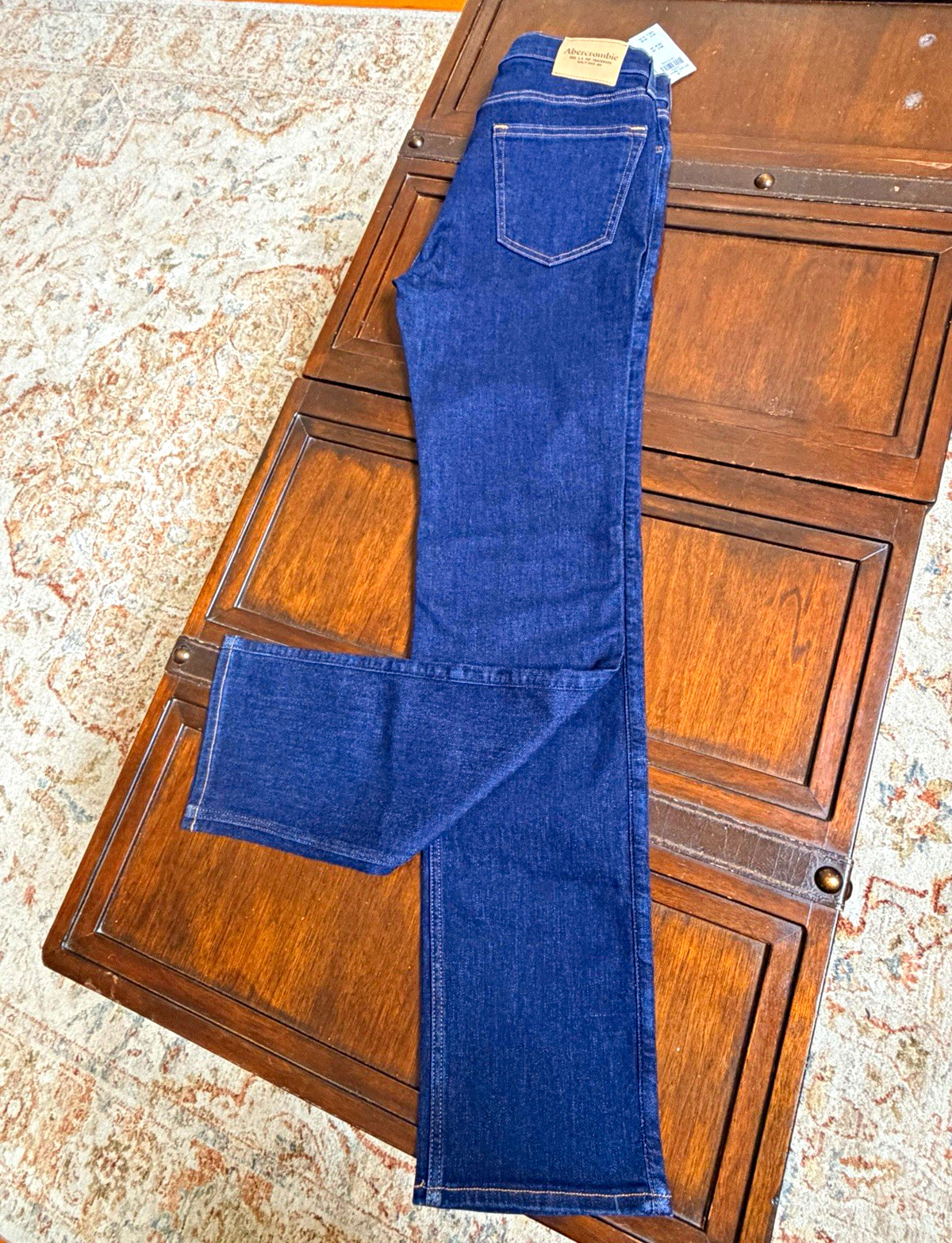 Abercrombie Kids Boys Skinny Jeans Size 15/16 Long Blue Dark Wash Denim Pockets Abercrombie Kids Boys Skinny Jeans Size 15/16 Long Blue Dark Wash Denim Pockets