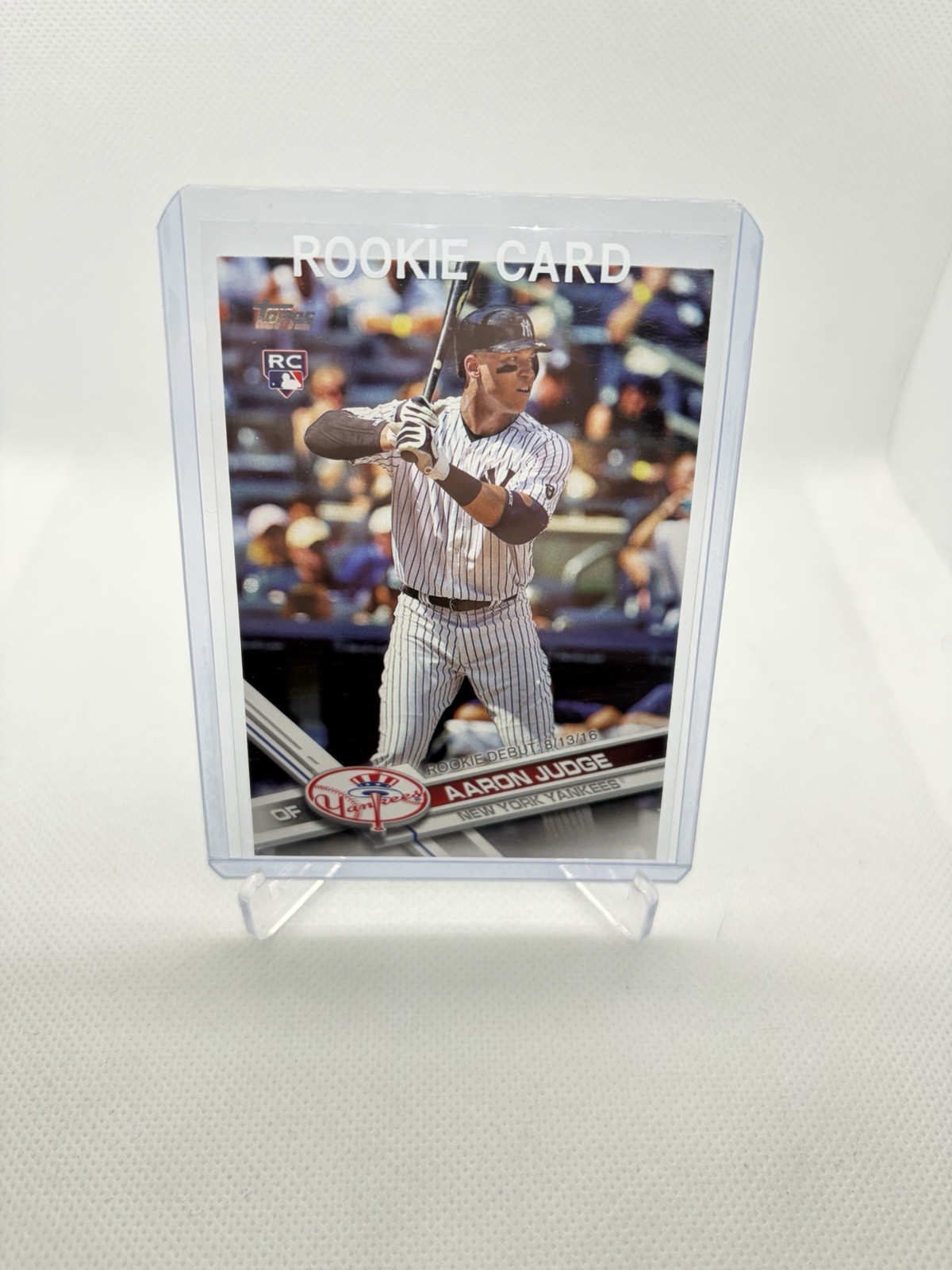2017 Topps Update Series - Rookie Debut Aaron Judge #US99 Batting (RC) 2017 Topps Update Series - Rookie Debut Aaron Judge #US99 Batting (RC)
