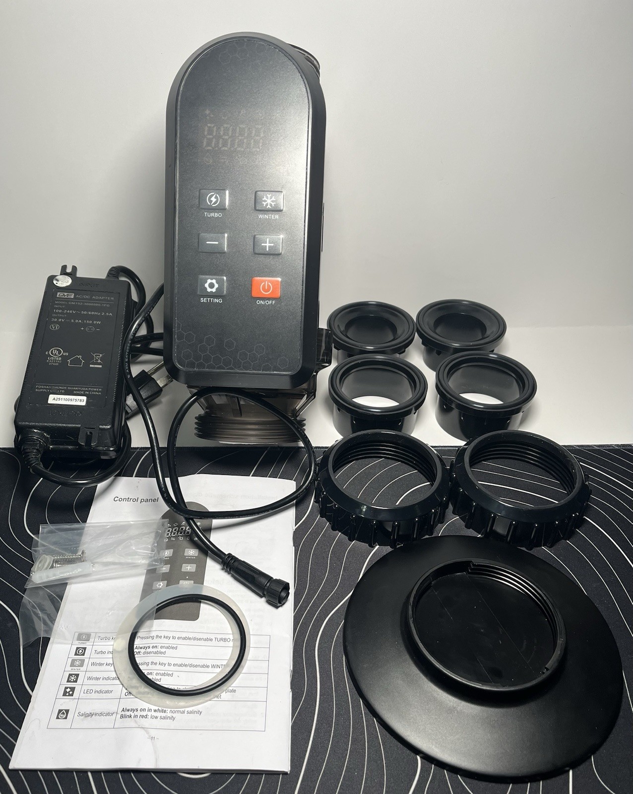 HOUSOUTION Salt Water Pool Chlorinator System, App Control, 25k Gallon Pool