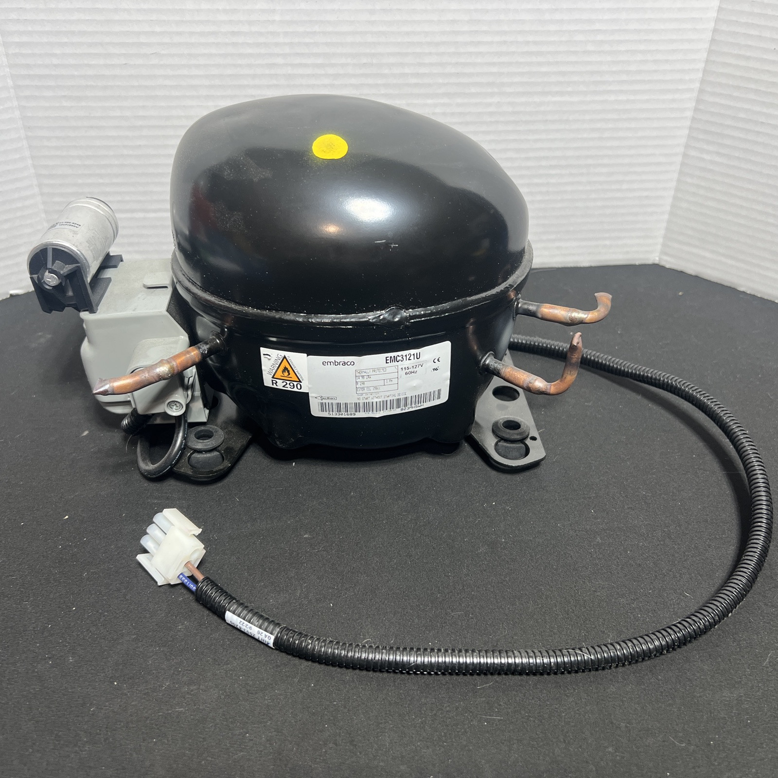 Embraco EMC3121U Refrigeration compressor 1/3hp New, diy. multi brand fit, works