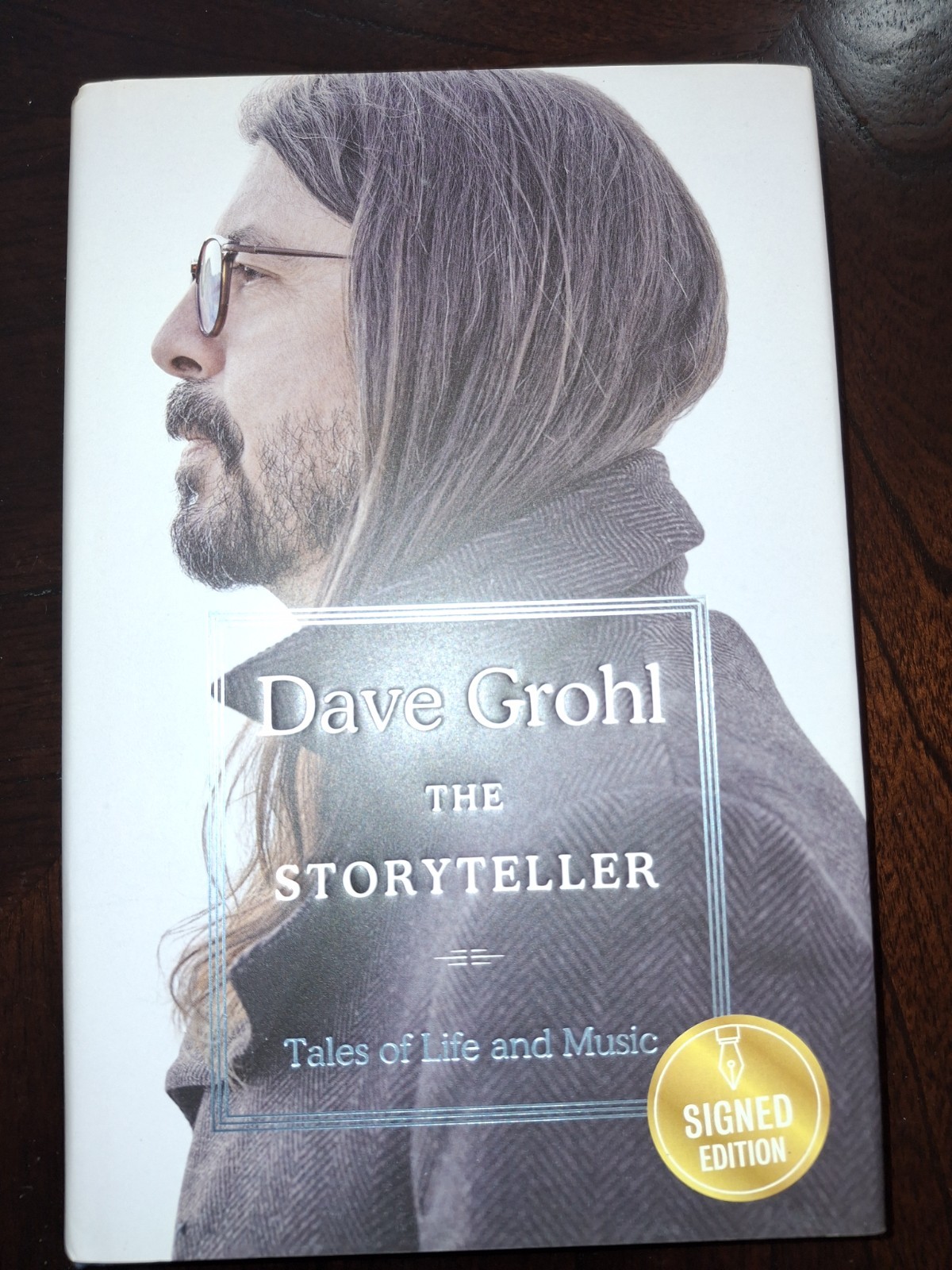 DAVE GROHL SIGNED The Storyteller BOOK Foo Fighters Nirvana  Autographed