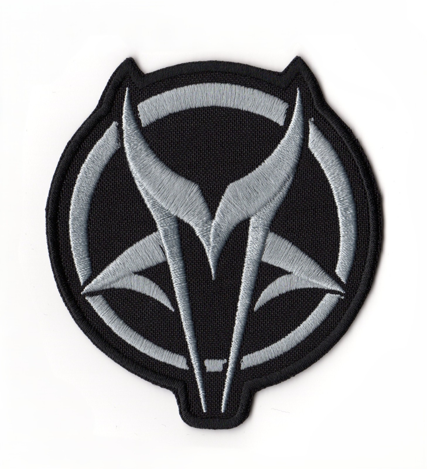 Mudvayne Patch Embroidered Sew On Band Gray Logo Heavy Nu Metal Hard Rock