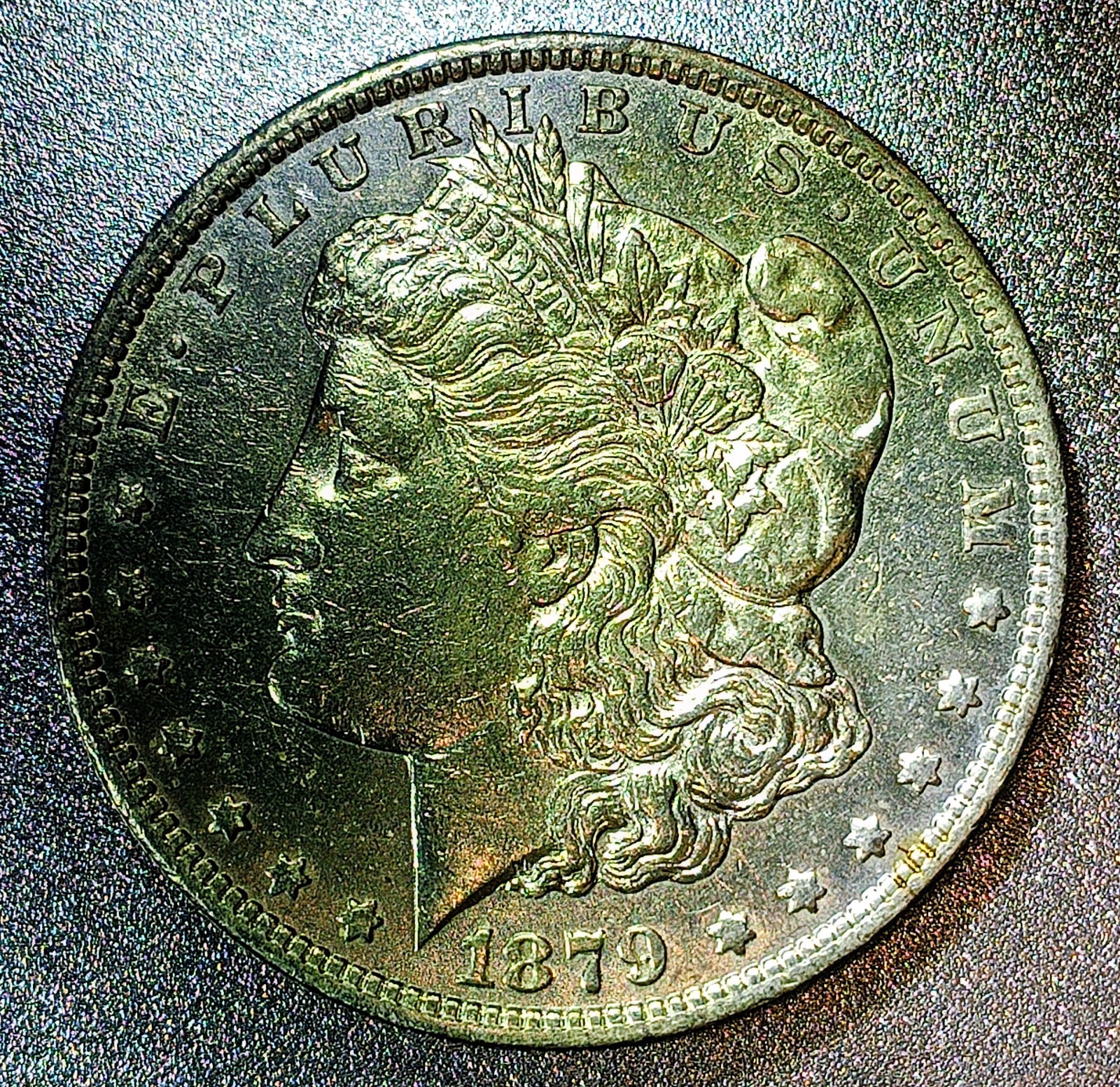 *1879-S Morgan Silver Dollar AU+ 90% Silver *1879-S Morgan Silver Dollar AU+ 90% Silver