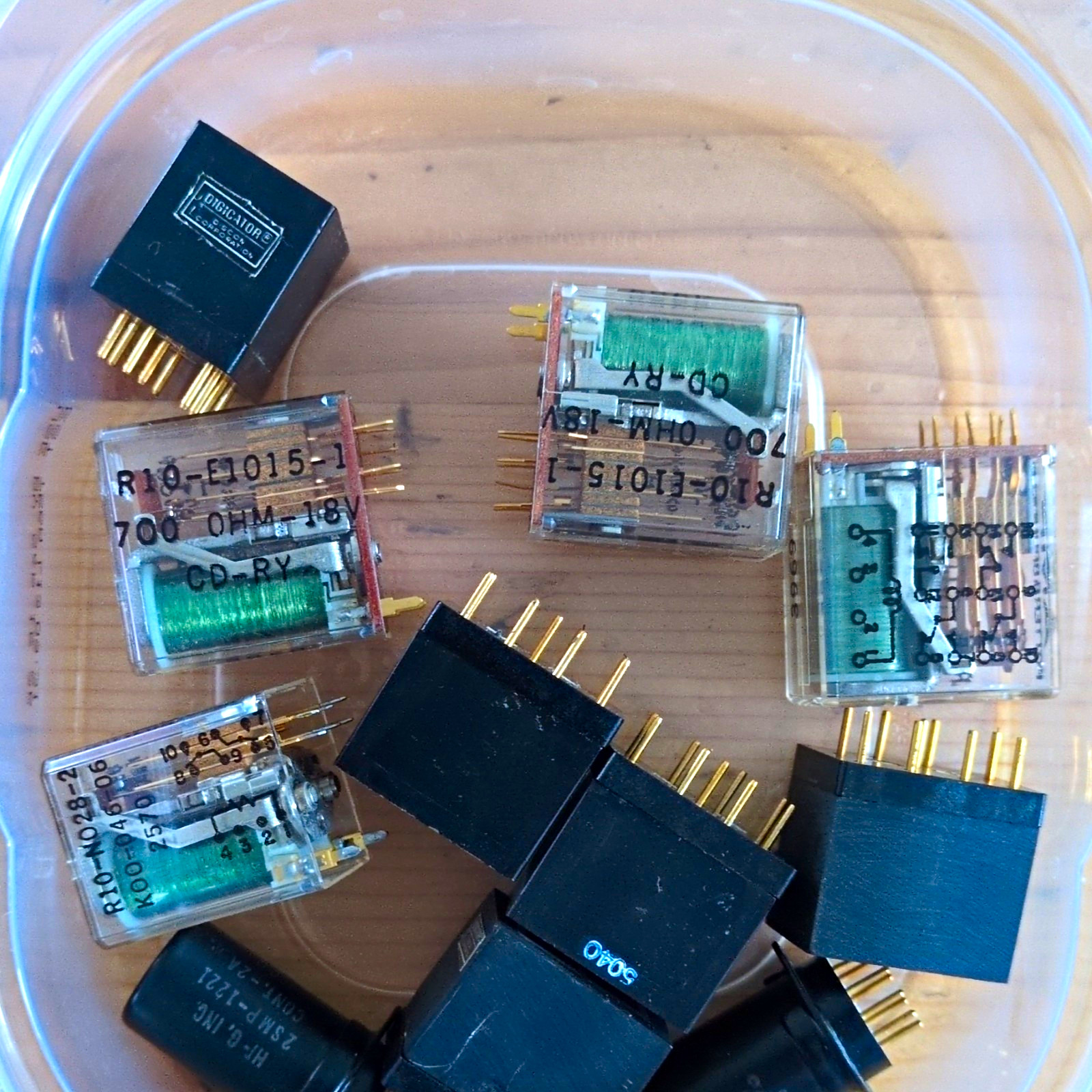 NOS Vintage Relay & Display Driver Lot Potter Brumfield R10 Digicator 5040