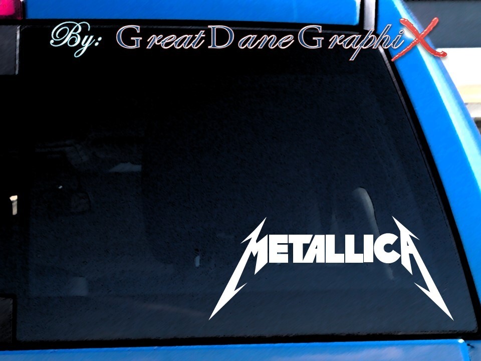 Metallica - Vinyl Decal Sticker -Color Choice -HIGH QUALITY