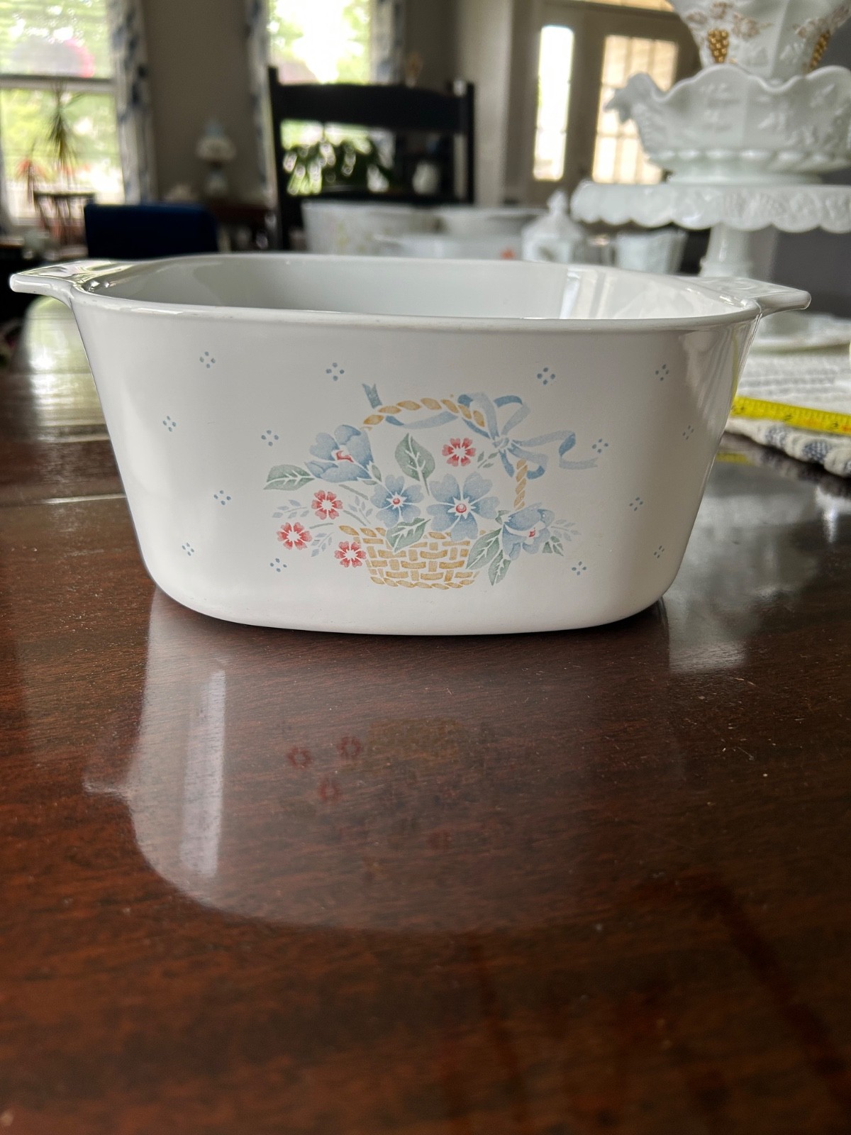 Vintage Corning Ware Country Cornflower A-3-B 3 Liter Casserole Dish