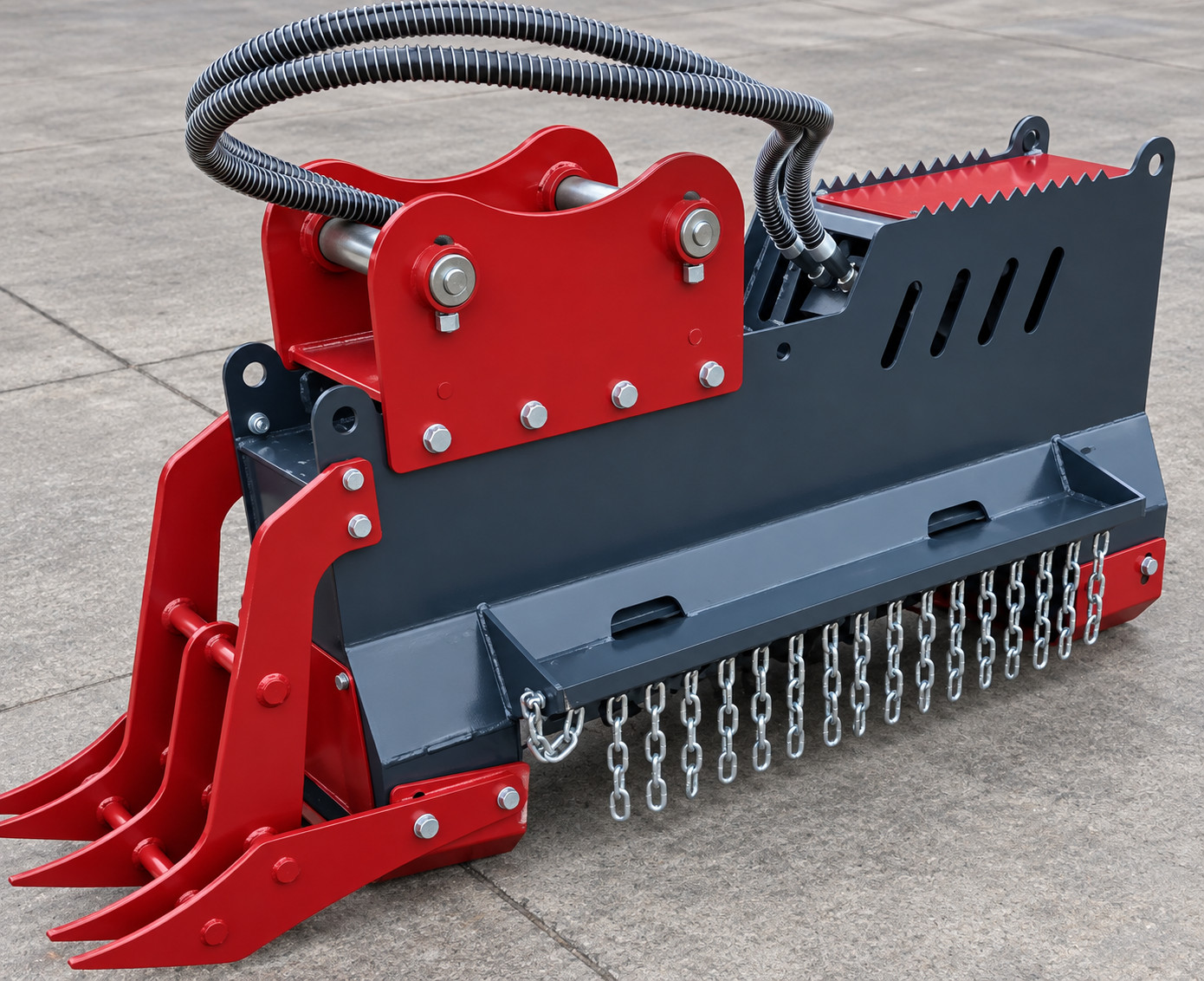 Handy Excavator  Forestry Drum Mulcher W/ custom adapters Kubota/Bobcat/Cat