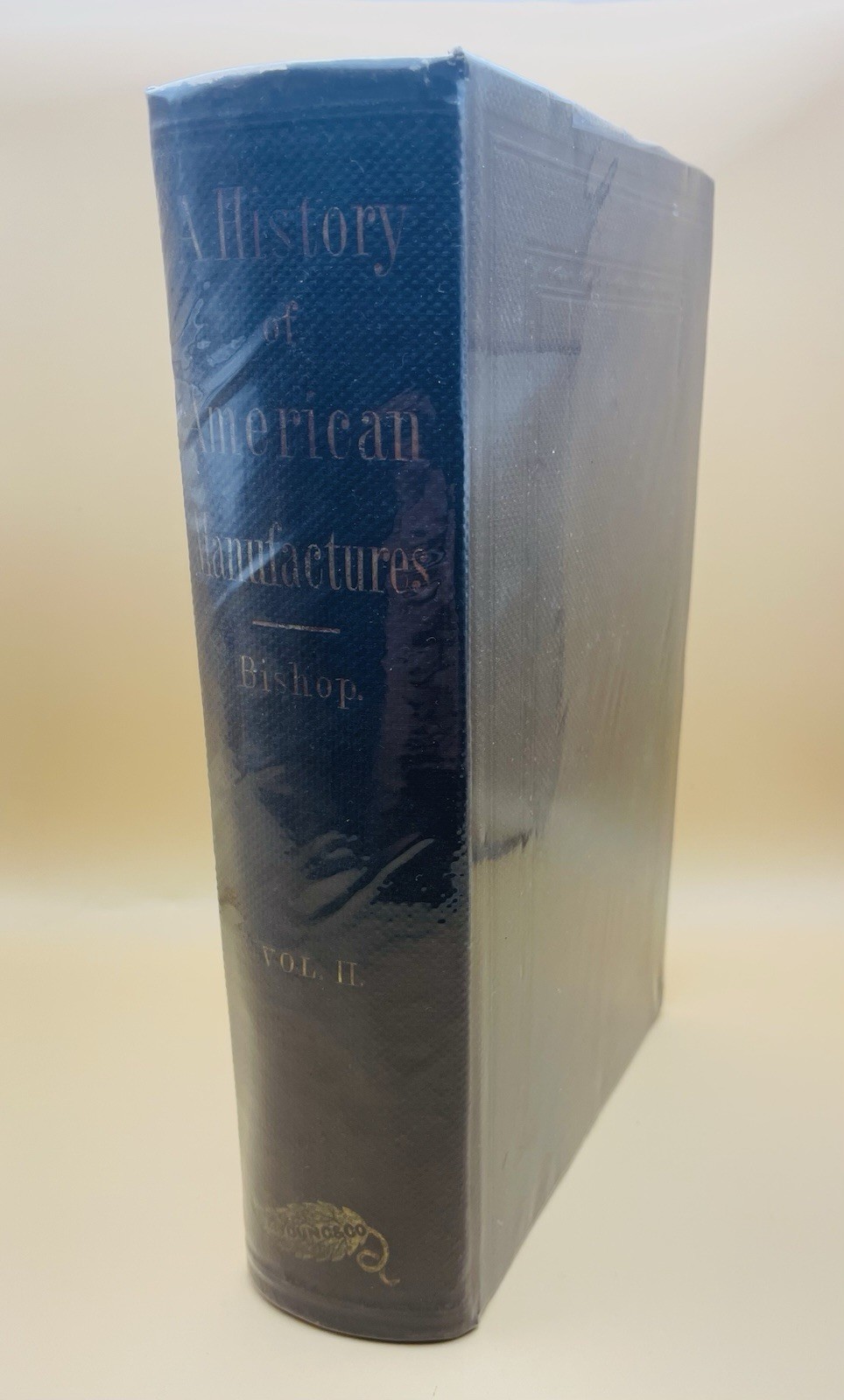 Antique Book, A History Of American Manufactures Vol 2 (1st Ed Bishop, 1864) VGC