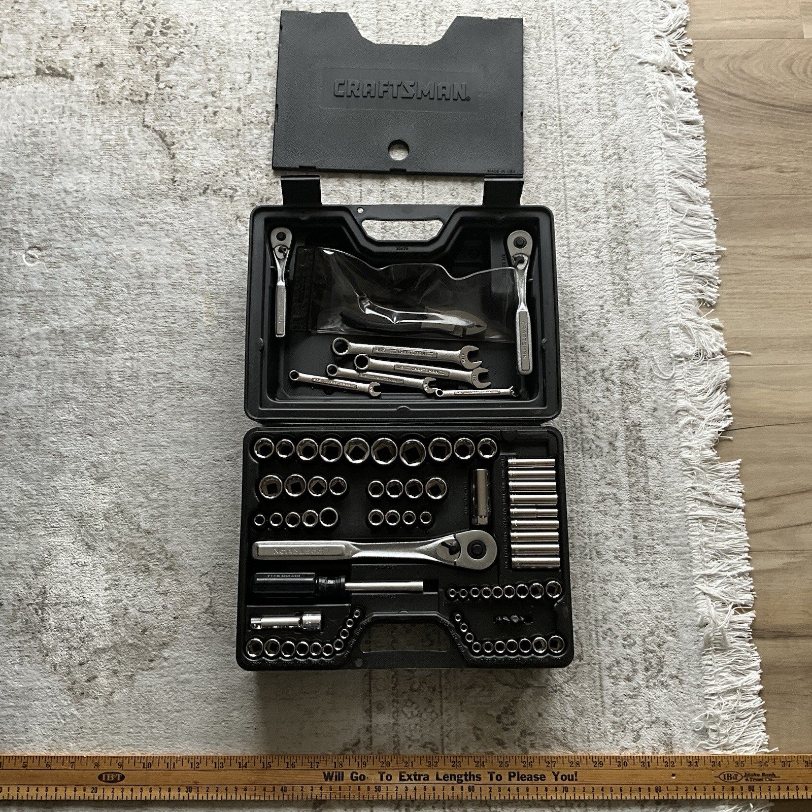 Vintage Craftsman Socket Set Metric & SAE 33676 1/4