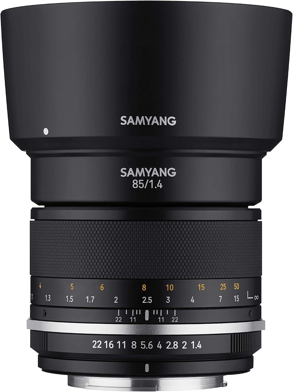 Samyang MK85AE 85mm F1.4 MK2 Weather-Sealed Telephoto Lens, Nikon F