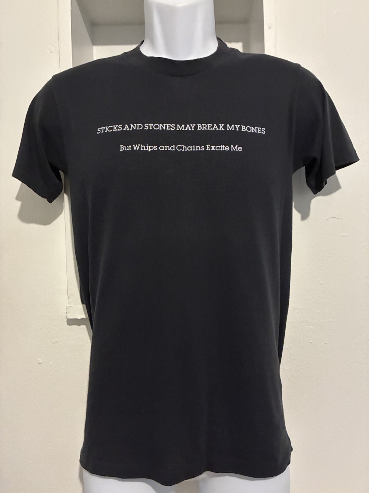 Kinky sex shirt BDSM single stitch vintage 70s 80s queer punk club dive bar goth
