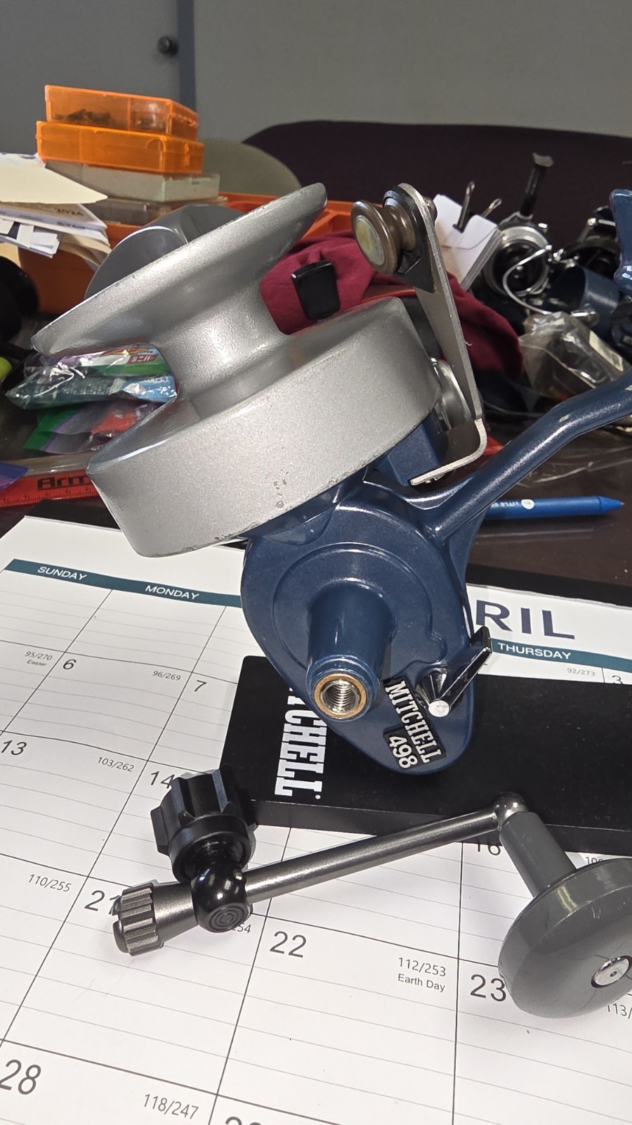 Mitchell Reel 498 MIB with Paperwork