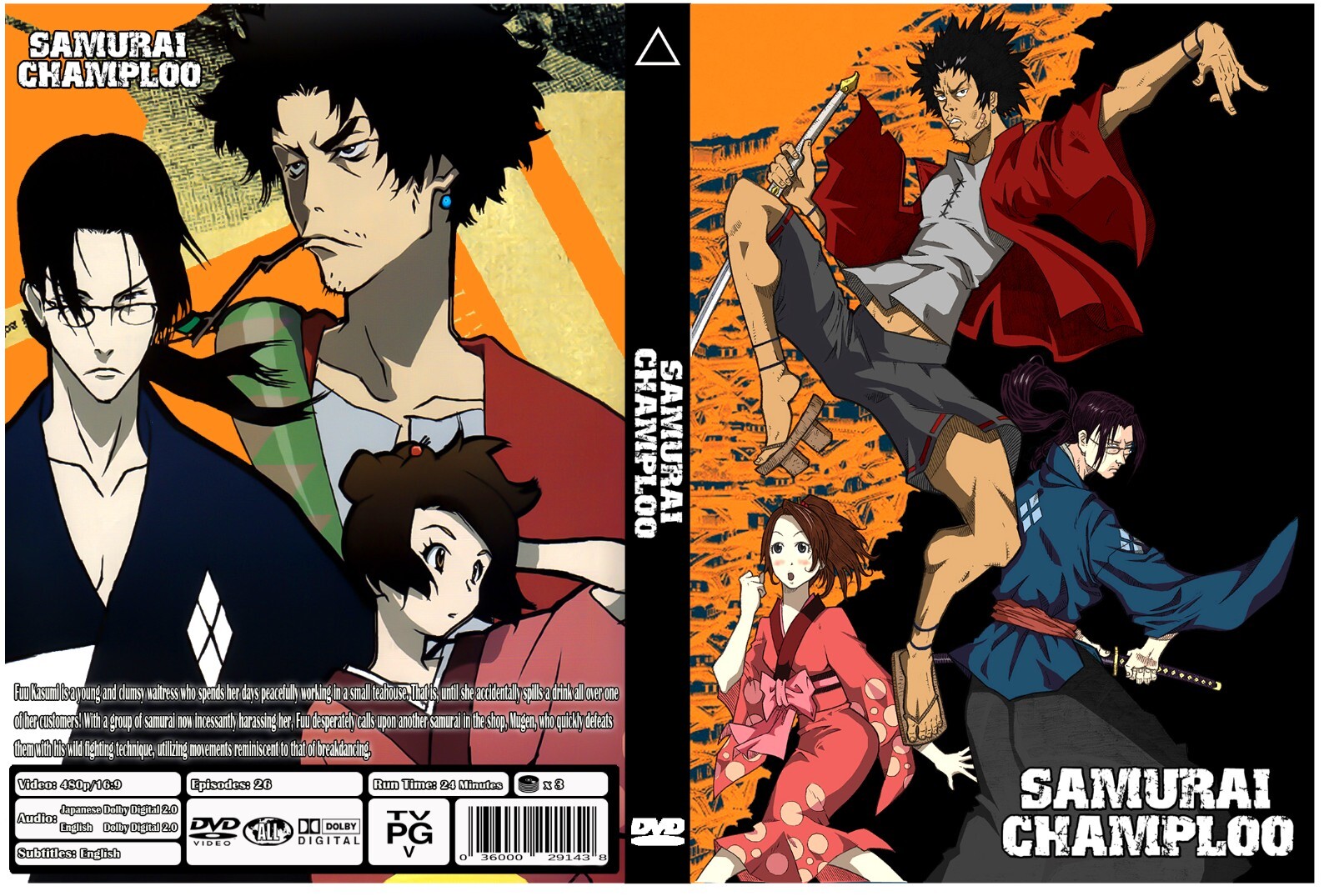 Samurai Champloo Complete Anime Series Episodes 1-26 Dual Audio English/Japanese Samurai Champloo Complete Anime Series Episodes 1-26 Dual Audio English/Japanese